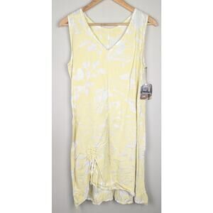 Skif Skifo Fillly Hand Painted Long Top Tunic Cream/Yellow OS